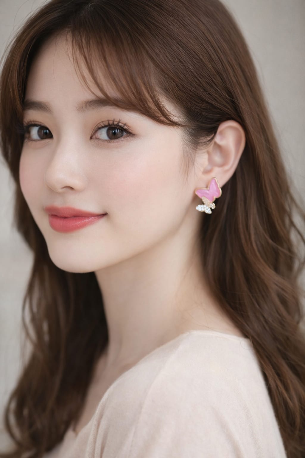 Butterfly Resin & Zirconia Diamond-Studded Earrings for Women