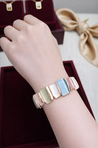 Multicolour Enamel-Plated Bracelet for Women