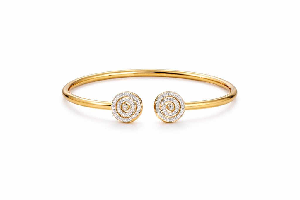 Anti-Tarnish Stainless Steel Zirconia Bracelet for Women