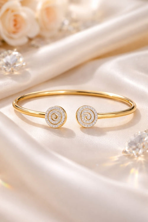 Anti-Tarnish Stainless Steel Zirconia Bracelet for Women